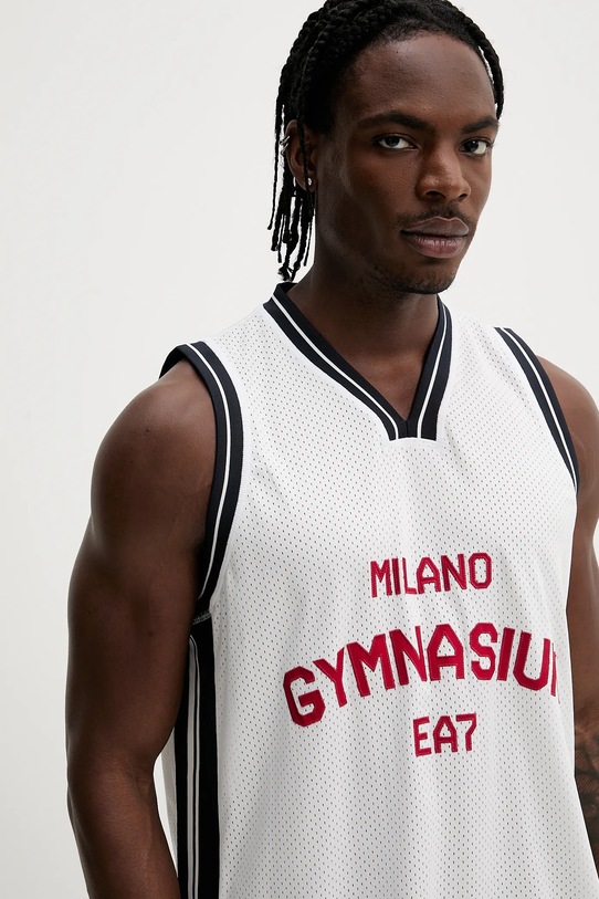 EA7 Emporio Armani t-shirt sportowy biały AF13509.7M000331