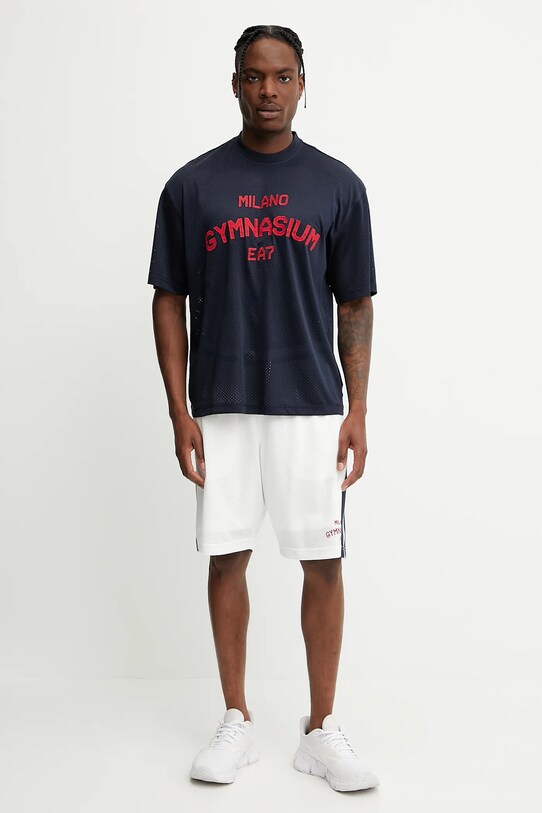 Μπλουζάκι προπόνησης EA7 Emporio Armani AF13509.7M000249 σκούρο μπλε SS25