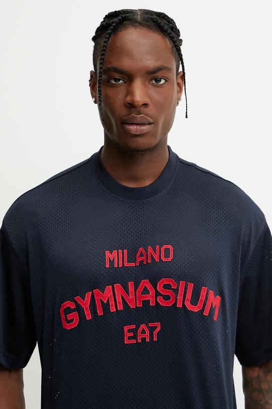 Μπλουζάκι προπόνησης EA7 Emporio Armani σκούρο μπλε AF13509.7M000249