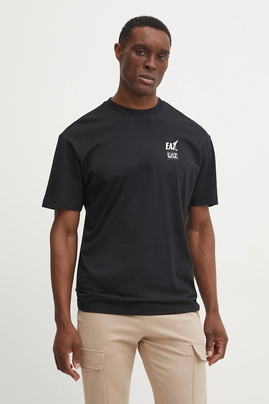 Oblečení Bavlněné tričko EA7 Emporio Armani AF13244.7M000118 černá