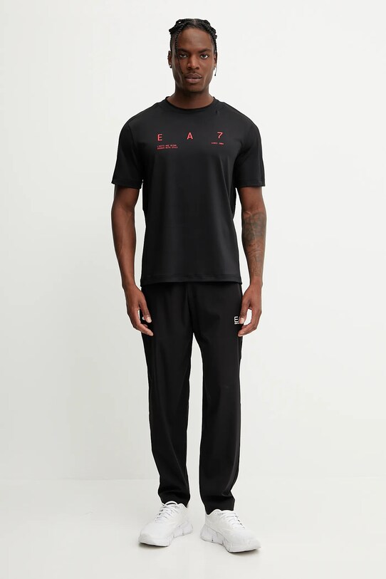 EA7 Emporio Armani tricou de antrenament AF13802.7M000110 negru SS25
