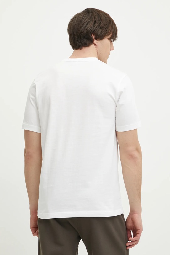Памучна тениска adidas Originals Trefoil JI8544 бял SS25