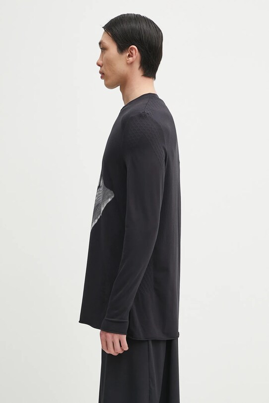 MM6 Maison Margiela x Salomon longsleeve shirt SH0GC0052.M20101 black SS25