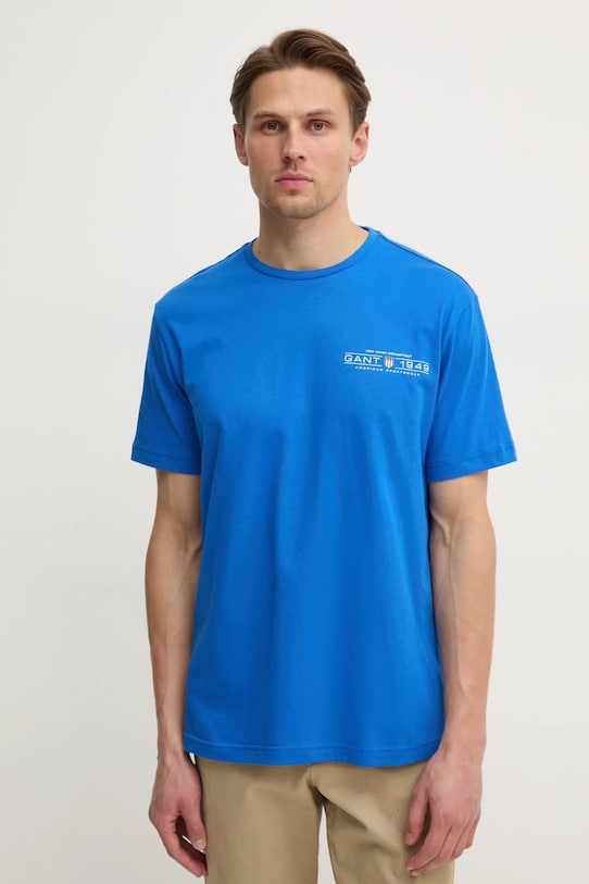 Gant pamut póló pamut lila 2044017