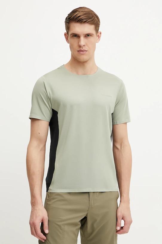 Спортивна футболка Columbia Three Pitch regular зелений 2114753