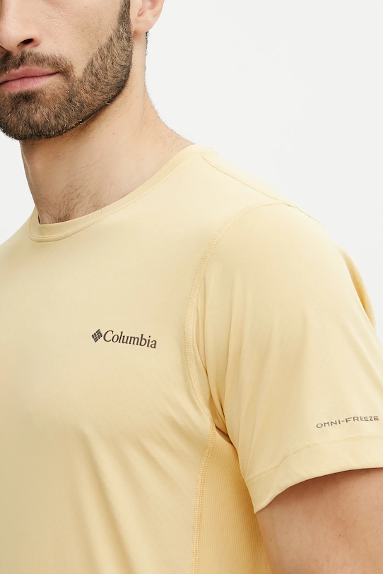 Sportovní tričko Columbia Zero Rules žlutá 2118501