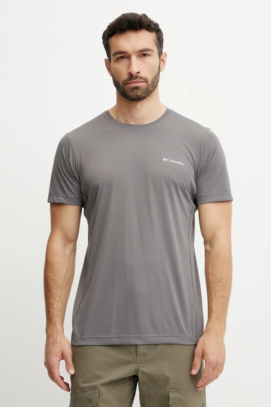 Columbia maglietta da sport Zero Rules semplice grigio 2118501