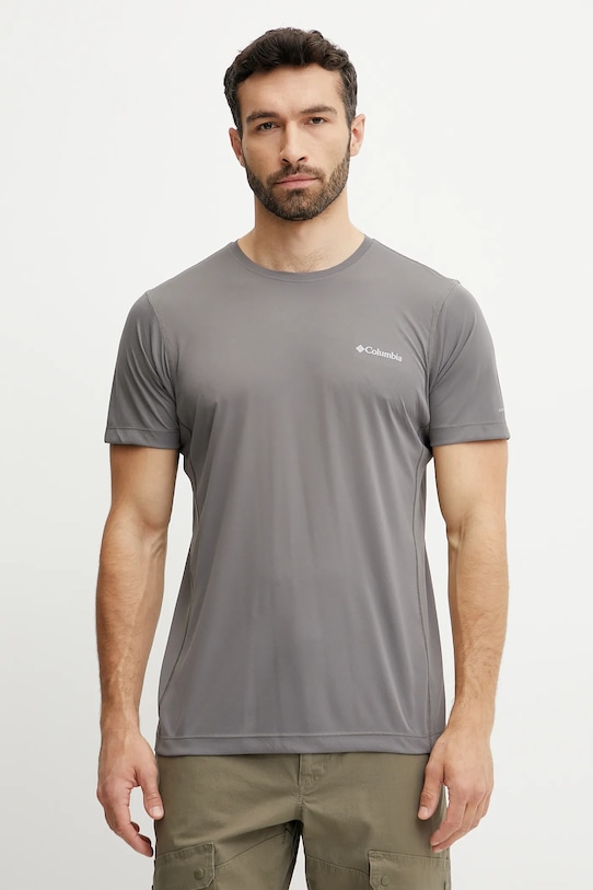 Columbia t-shirt sportowy Zero Rules regular szary 2118501