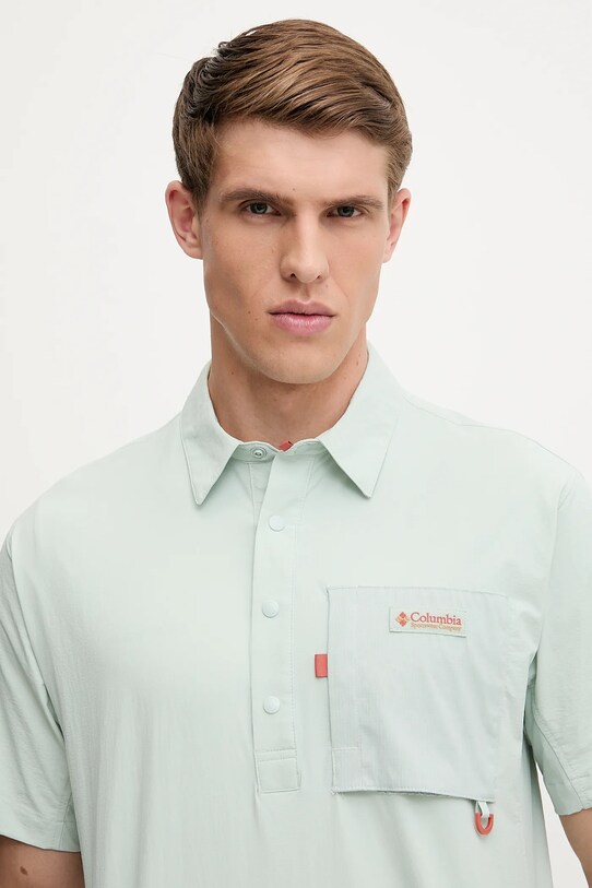 Columbia polo sportiv Cove Beach turcoaz 2119481