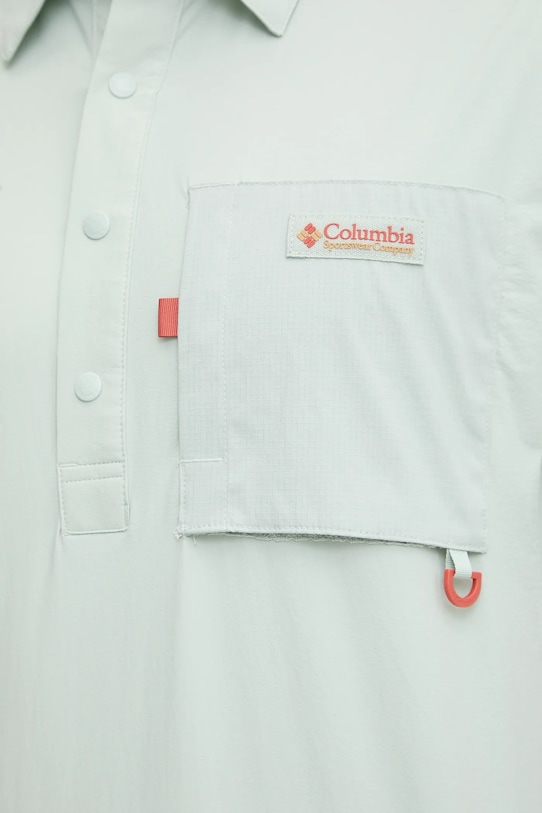 Спортивное поло Columbia Cove Beach 2119481 бирюзовый