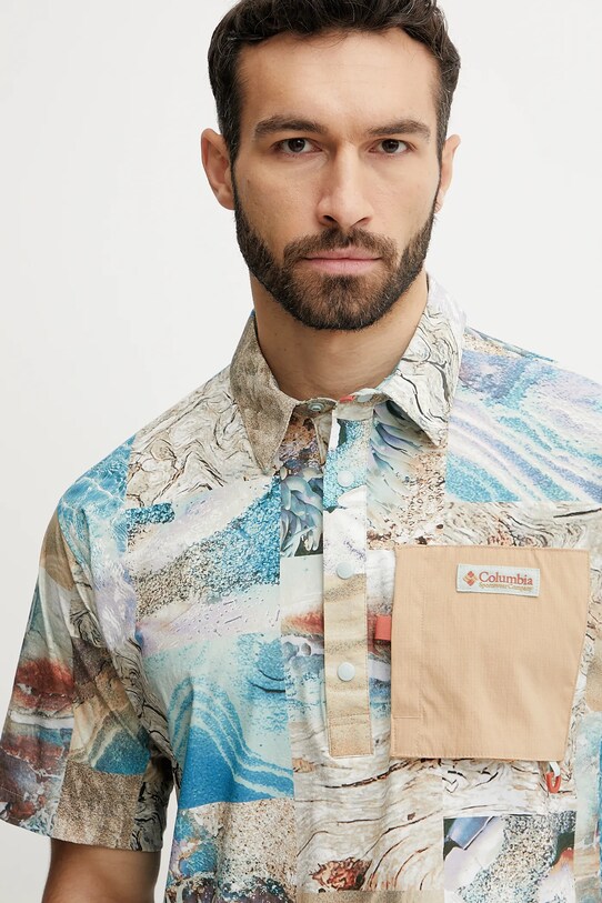 Columbia tricou polo Cove Beach bej 2126491