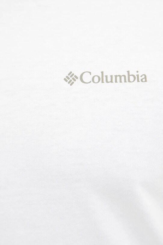 Columbia tricou din bumbac North Cascades 1834041. alb