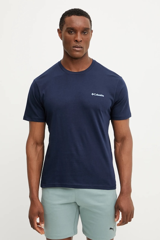 Columbia tricou din bumbac North Cascades 1834041. bleumarin SS25