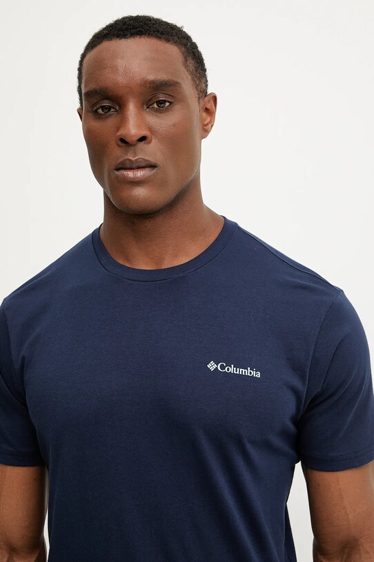 Îmbrăcăminte Columbia tricou din bumbac North Cascades 1834041. bleumarin