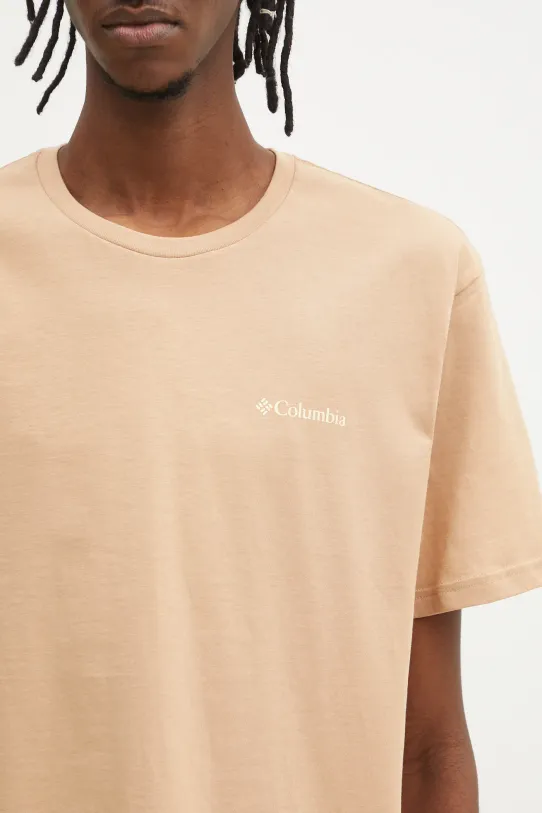 Columbia t-shirt in cotone North Cascades marrone 1834041.