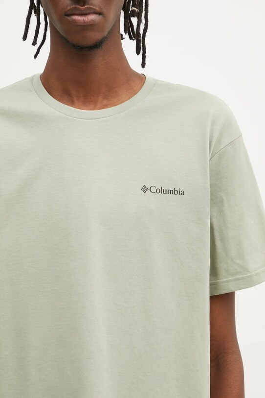 Columbia cotton t-shirt North Cascades green 1834041.