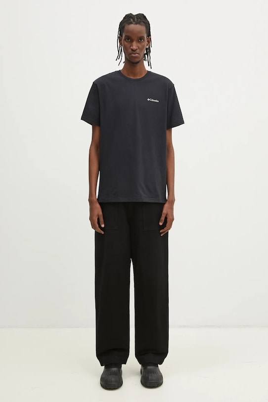 Columbia tricou din bumbac North Cascades 1834041. negru