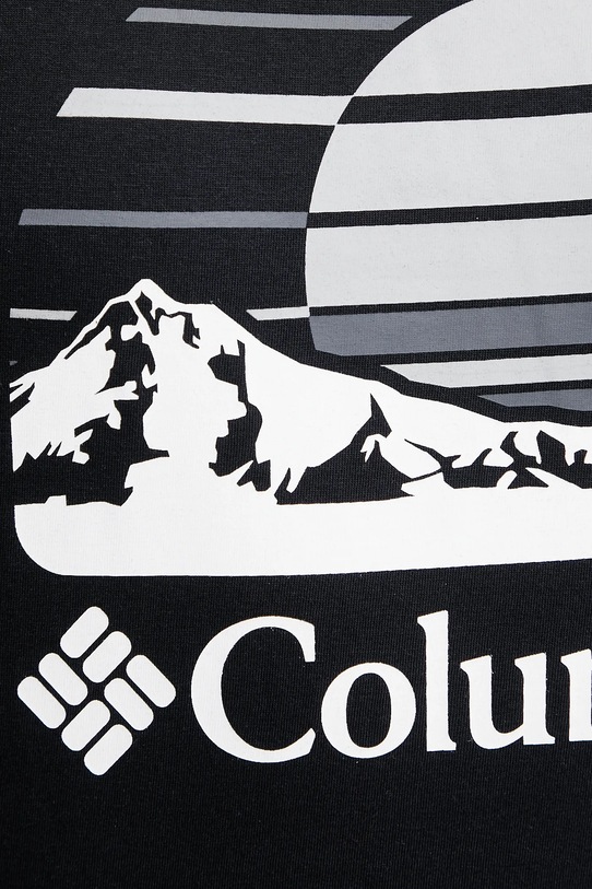 Columbia tricou din bumbac Path Lake 1934814. negru
