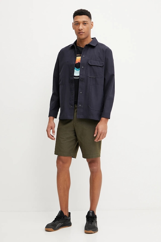 Columbia pamut póló Path Lake 1934814. fekete SS25