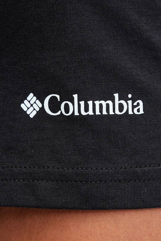 Columbia tricou din bumbac Path Lake 1934814. negru