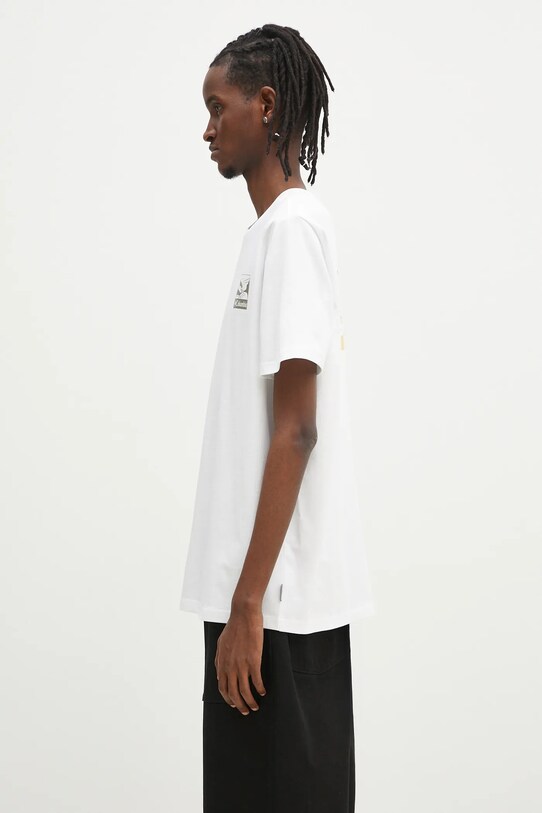 Columbia tricou din bumbac Explorers Canyon 2036451. alb SS25