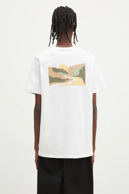 Îmbrăcăminte Columbia tricou din bumbac Explorers Canyon 2036451. alb