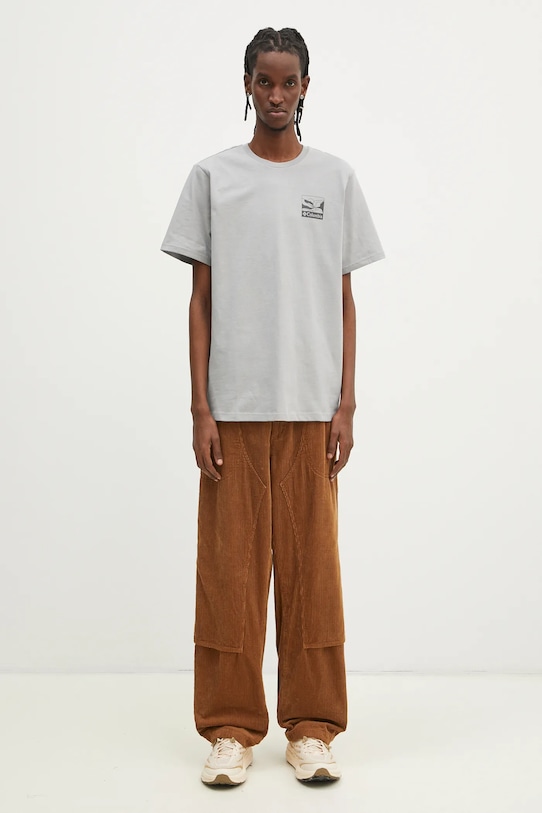 Бавовняна футболка Columbia Explorers Canyon 2036451. сірий