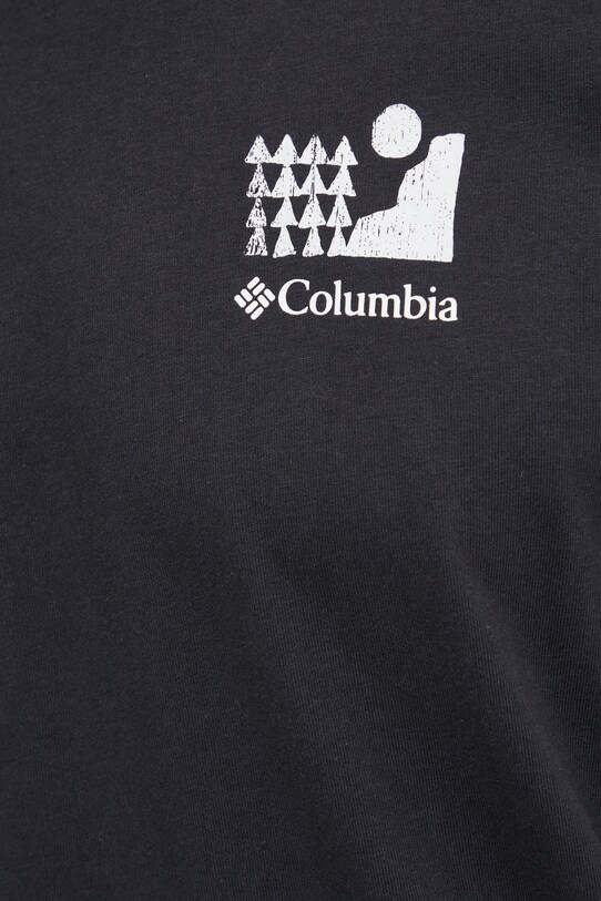 Columbia tricou din bumbac Explorers Canyon 2036451. negru