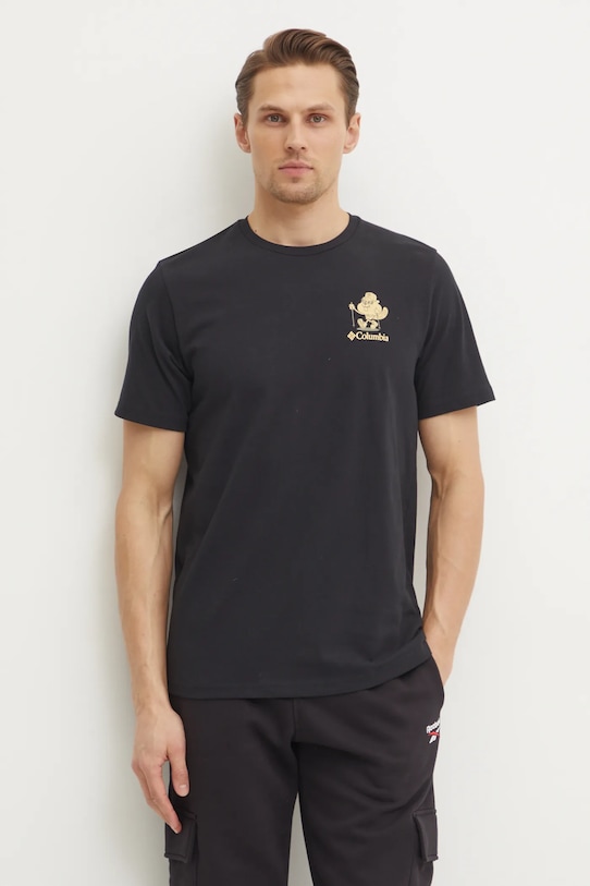 Columbia t-shirt Hageman regular czarny 2076362