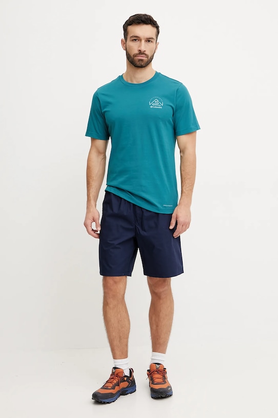 Columbia tricou sport Tunnel Valley 2119563 turcoaz SS25