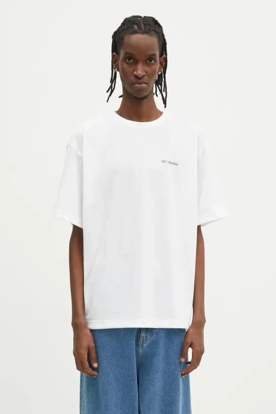 Columbia maglietta da sport Cedar Trail regolare bianco 2120381