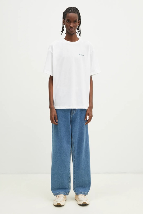 Columbia maglietta da sport Cedar Trail 2120381 bianco