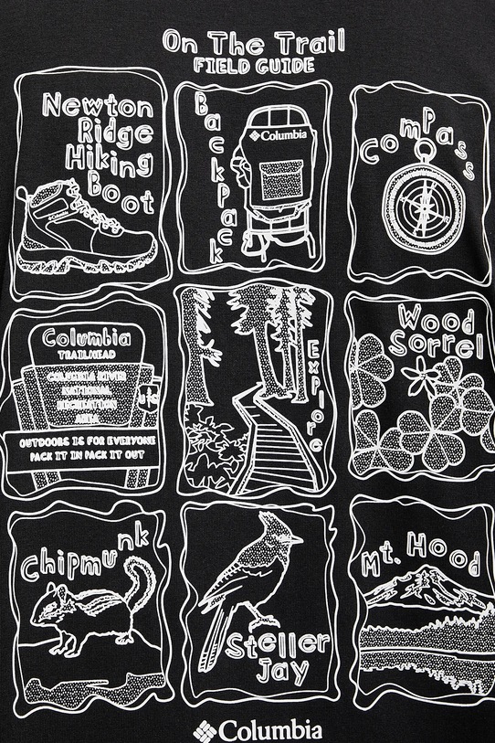 Спортивная футболка Columbia Cedar Trail 2120381 чёрный