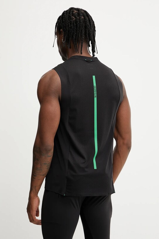 Calvin Klein Performance tricou de antrenament LVGMS5K187 negru SS25