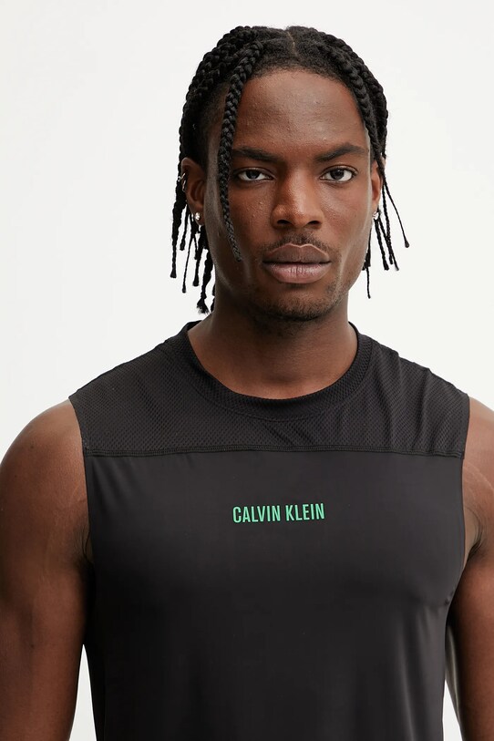 Îmbrăcăminte Calvin Klein Performance tricou de antrenament LVGMS5K187 negru