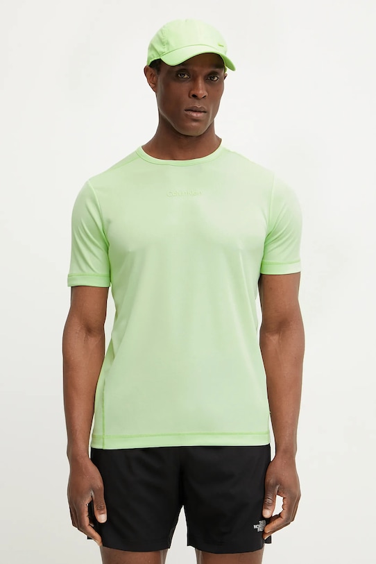 Тренувальна футболка Calvin Klein Performance regular зелений LVGMS5K159