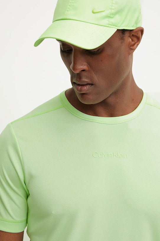 Тренувальна футболка Calvin Klein Performance зелений LVGMS5K159
