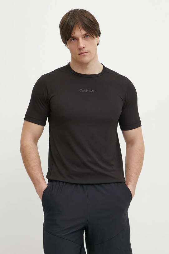 Calvin Klein Performance t-shirt treningowy regular czarny LVGMS5K159