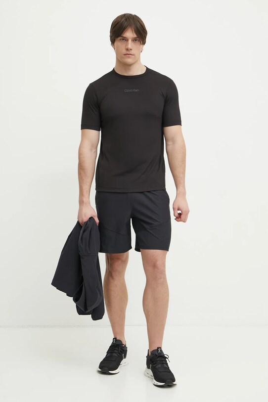 Calvin Klein Performance t-shirt treningowy LVGMS5K159 czarny SS25