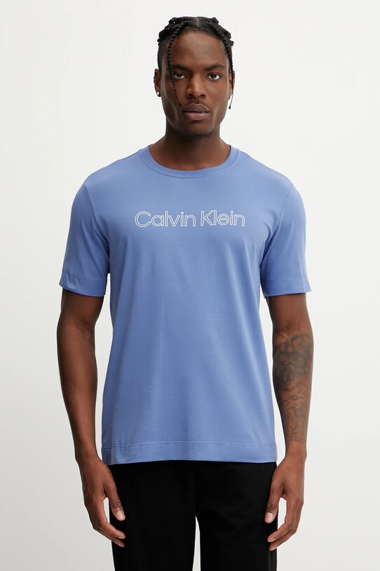 Calvin Klein Performance t-shirt sovrastampa violetto LVGMS5K164