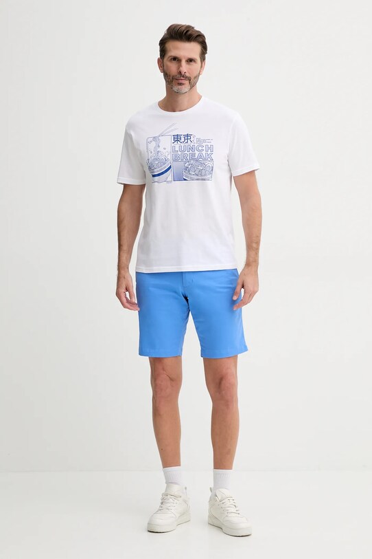 Бавовняна футболка United Colors of Benetton 3I1XU10A4 білий SS25