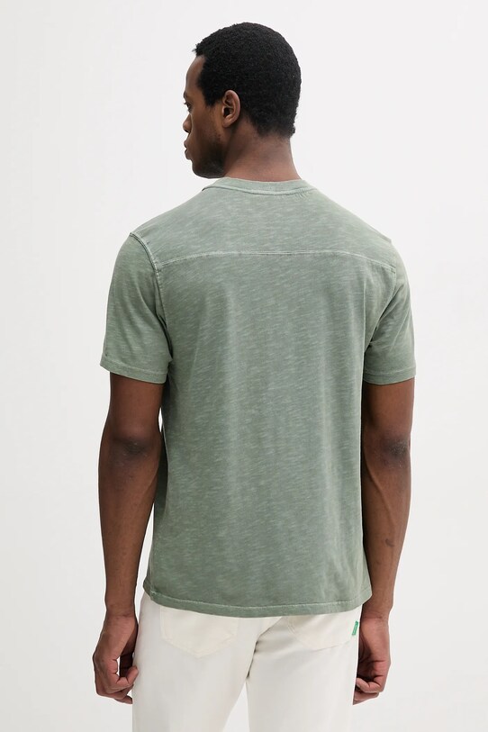 Одежда Хлопковая футболка United Colors of Benetton 3F98U109Y зелёный