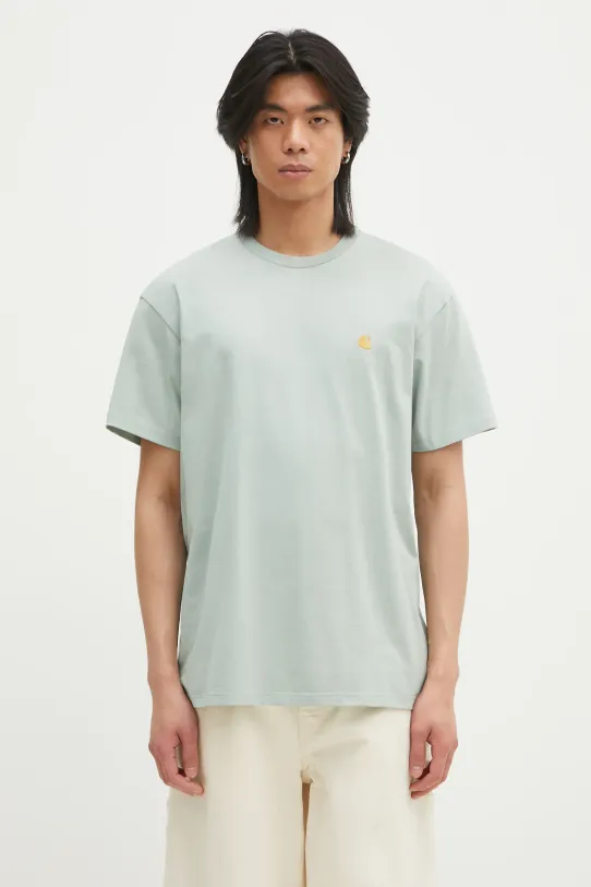 Carhartt WIP tricou din bumbac Chase bumbac verde I026391.2O2XX