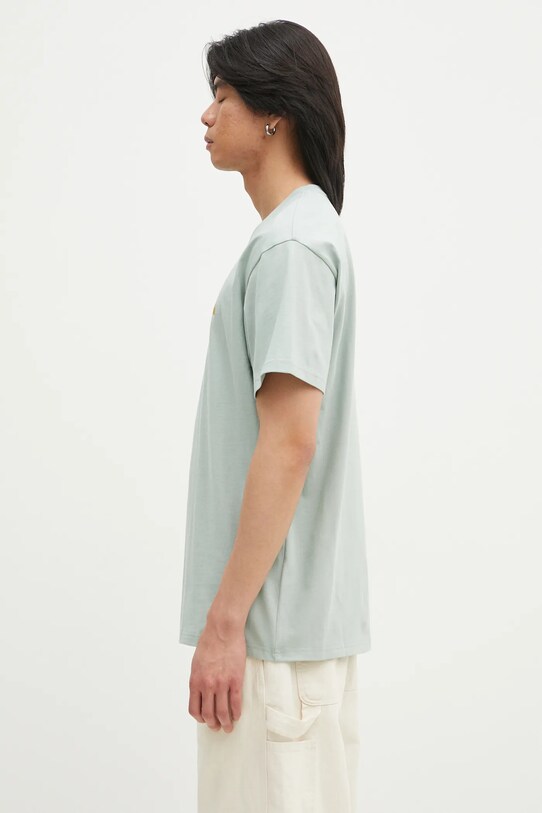 Carhartt WIP t-shirt in cotone Chase I026391.2O2XX verde SS25