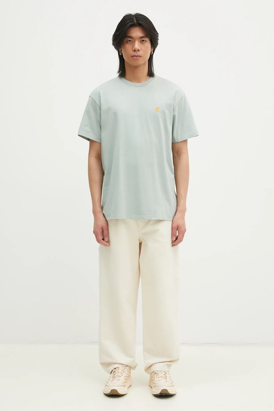 Carhartt WIP tricou din bumbac Chase I026391.2O2XX verde