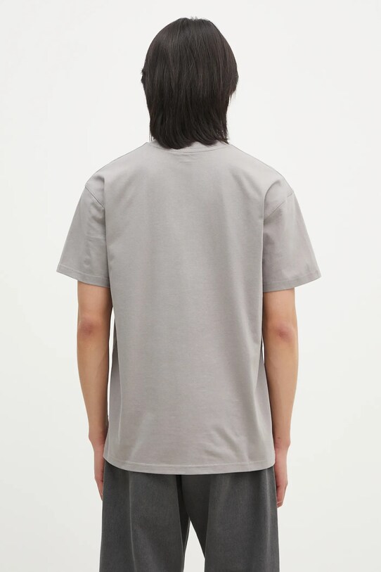 Îmbrăcăminte Carhartt WIP tricou din bumbac American Script I029956.2LRXX gri