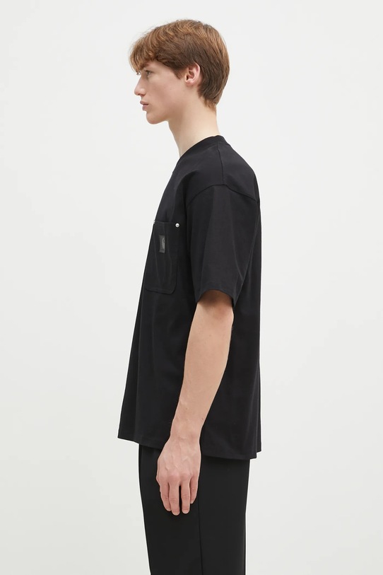 Carhartt WIP cotton t-shirt Eldon Pocket I034365.89XX black SS25