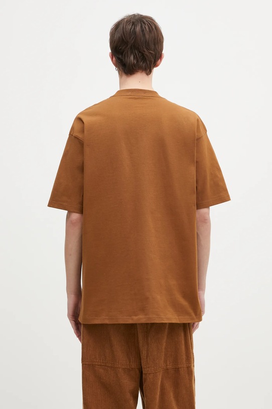 Clothing Carhartt WIP cotton t-shirt Eldon Pocket I034365.HZXX brown