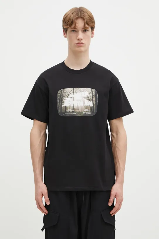 Bavlnené tričko Carhartt WIP Greatest Flicks regular čierna I034393.89XX