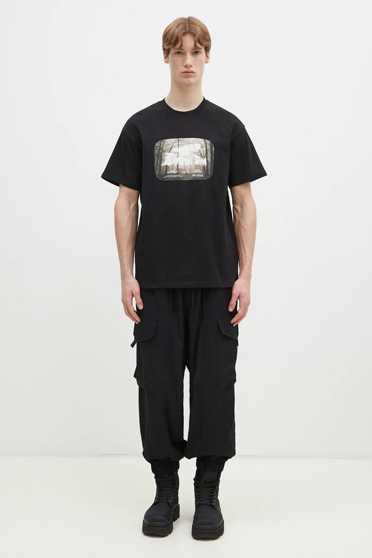 Памучна тениска Carhartt WIP Greatest Flicks I034393.89XX черен
